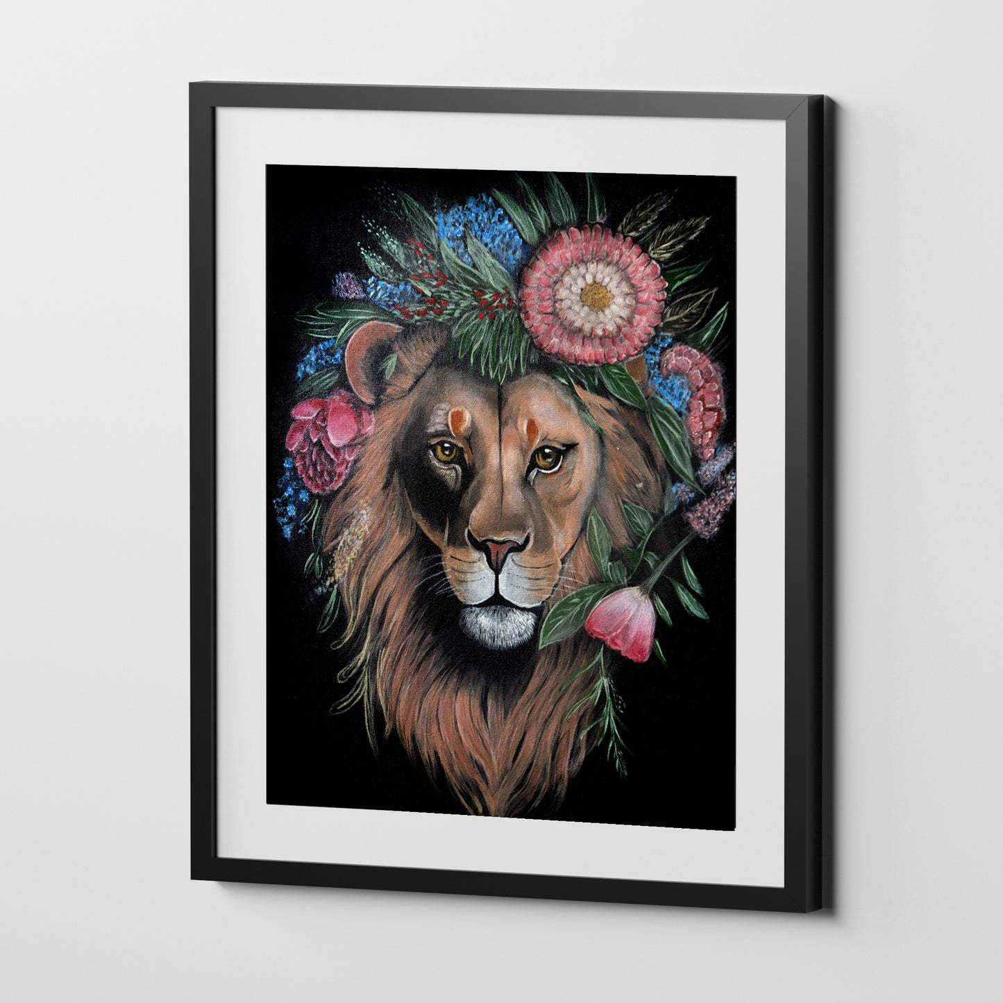 Crowned King Canvas Art