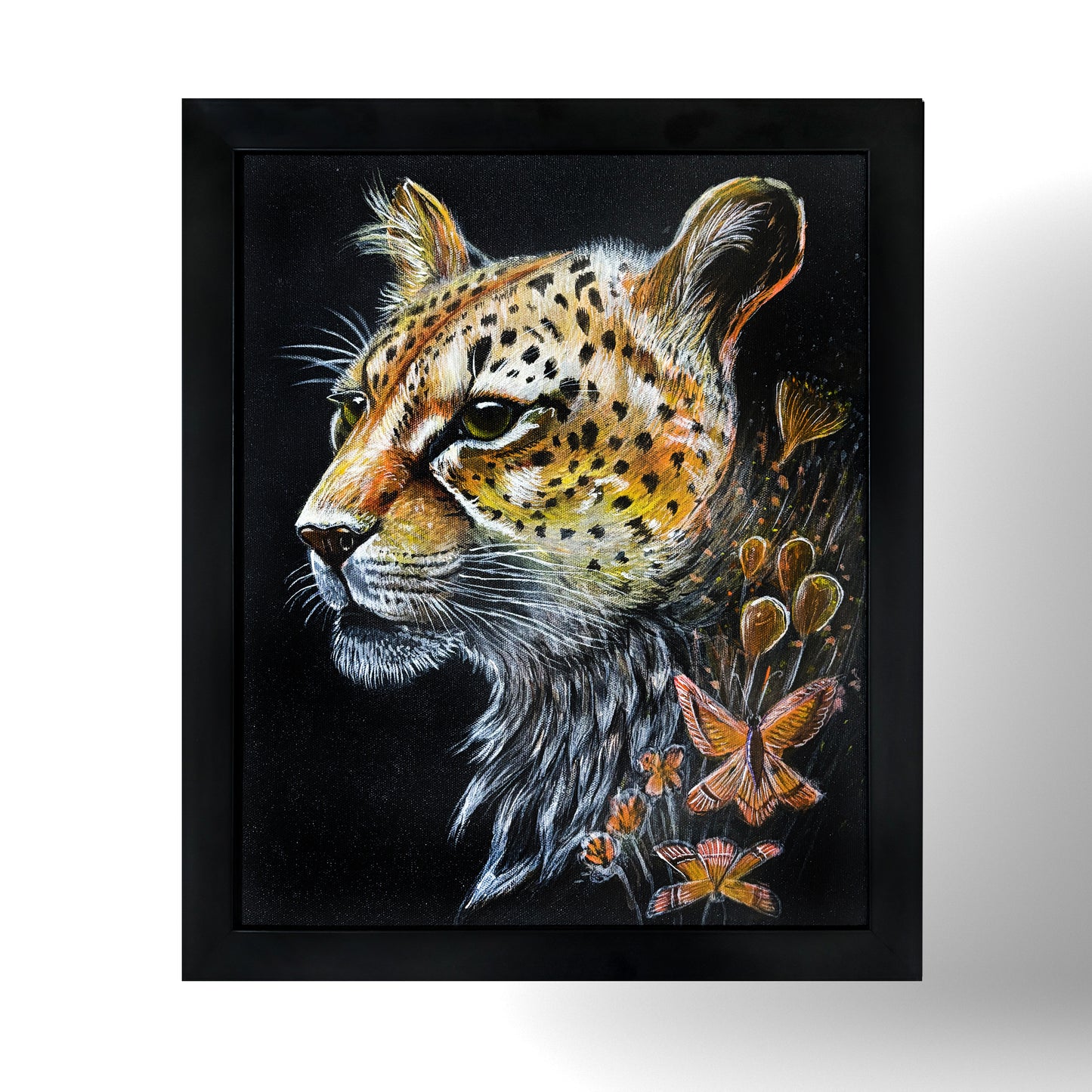 Golden Leopard Canvas Painting