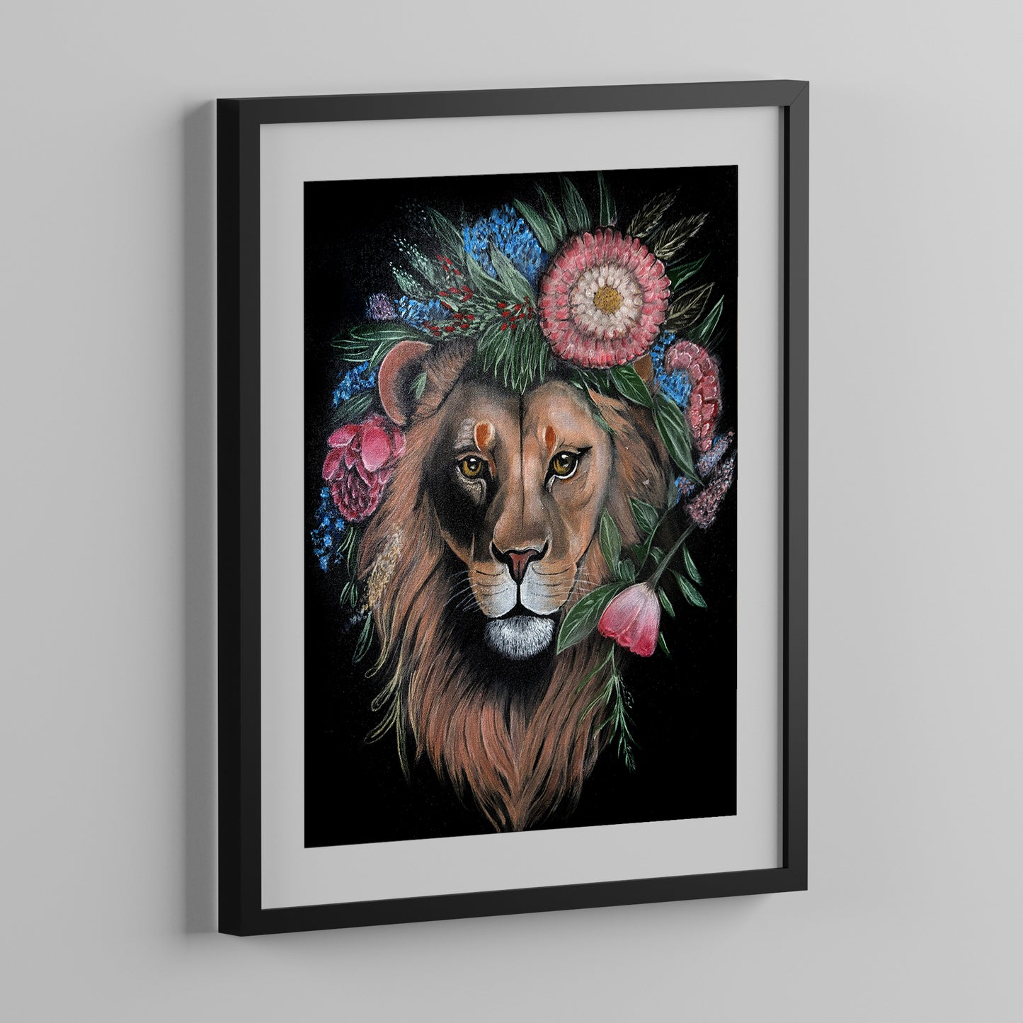 Crowned King Canvas Art